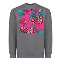 Storm pink turquoise gemstoes seamless pattern Heavyweight Sweatshirt - HRA Design Shop