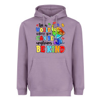 Lavender in a world where you can be anything be kind Heavyweight Hoodie - MaliasSmallBusiness