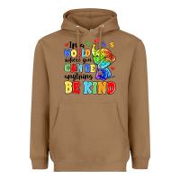 Toasted Coconut in a world where you can be anything be kind Heavyweight Hoodie - MaliasSmallBusiness