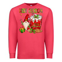Cardinal christmas gnome hot cocoa Premium Sweatshirt - MaliasSmallBusiness