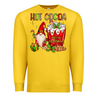 Lemon christmas gnome hot cocoa Premium Sweatshirt - MaliasSmallBusiness