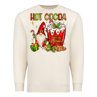 Sandshell christmas gnome hot cocoa Premium Sweatshirt - MaliasSmallBusiness