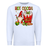 White christmas gnome hot cocoa Premium Sweatshirt - MaliasSmallBusiness