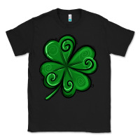 Black St. Patrick's Day Shamrock Classic Tee - Jasminsmagicworld