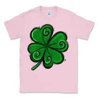 Bubblegum Pink St. Patrick's Day Shamrock Classic Tee - Jasminsmagicworld