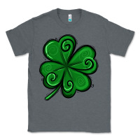 Charcoal Heather St. Patrick's Day Shamrock Classic Tee - Jasminsmagicworld