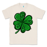 Natural St. Patrick's Day Shamrock Classic Tee - Jasminsmagicworld