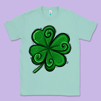 St. Patrick's Day Shamrock Classic Tee Designed By Jasminsmagicworld