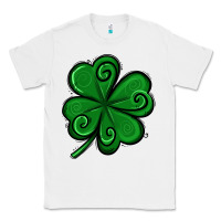 White St. Patrick's Day Shamrock Classic Tee - Jasminsmagicworld