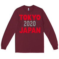 Burgundy Tokyo 2020 Japan Long Sleeve Tee - Bettercallsaul
