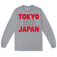 Heather Grey Tokyo 2020 Japan Long Sleeve Tee - Bettercallsaul