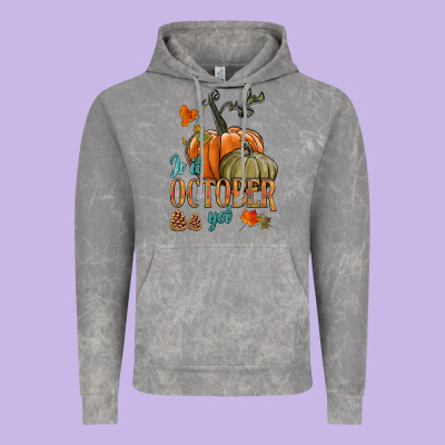 Is It October Yet Vintage Hoodie Designed By Hra Design Shop