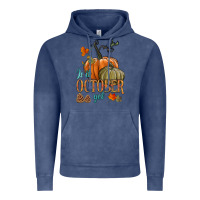 Vintage Denim is it october yet Vintage Hoodie - HRA Design Shop