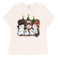 Bone christmas snowman Ladies Tee - AdoDesignShop