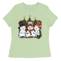 Matcha christmas snowman Ladies Tee - AdoDesignShop