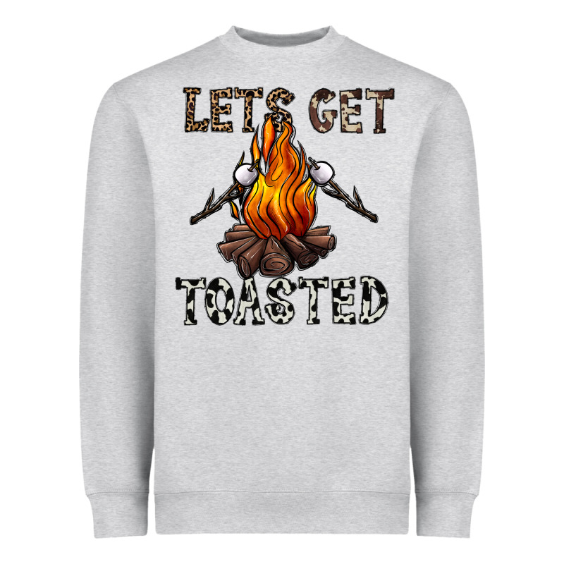 Lets Get Toasted Heavyweight Sweatshirt by CowhideDigitalArt | Teevron