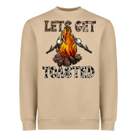 Mushroom lets get toasted Heavyweight Sweatshirt - CowhideDigitalArt