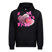 Black Cancer hearts Cancer Awaneress Urban Hoodie - HowdyJamesFarm