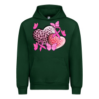 Forest Green Cancer hearts Cancer Awaneress Urban Hoodie - HowdyJamesFarm