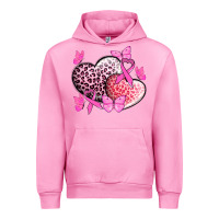 Fuchsia Pink Cancer hearts Cancer Awaneress Urban Hoodie - HowdyJamesFarm