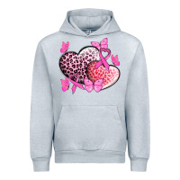 Heather Grey Cancer hearts Cancer Awaneress Urban Hoodie - HowdyJamesFarm
