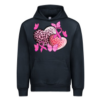 Navy Cancer hearts Cancer Awaneress Urban Hoodie - HowdyJamesFarm