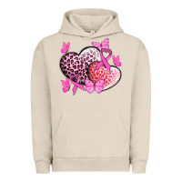 Pigment French Oak Cancer hearts Cancer Awaneress Urban Hoodie - HowdyJamesFarm