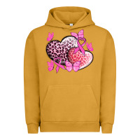 Pigment Peanut Butter Cancer hearts Cancer Awaneress Urban Hoodie - HowdyJamesFarm