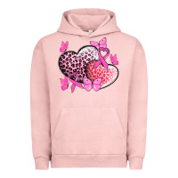 Pigment Salmon Cancer hearts Cancer Awaneress Urban Hoodie - HowdyJamesFarm