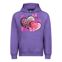 Tulip Cancer hearts Cancer Awaneress Urban Hoodie - HowdyJamesFarm
