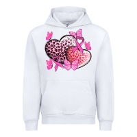 White Cancer hearts Cancer Awaneress Urban Hoodie - HowdyJamesFarm