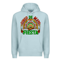 Blue Mist cinco de mayo fiesta rainbow Premium Hoodie - BarkalooDesign