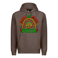 Coffee cinco de mayo fiesta rainbow Premium Hoodie - BarkalooDesign