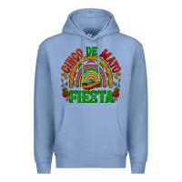 Colony Blue cinco de mayo fiesta rainbow Premium Hoodie - BarkalooDesign