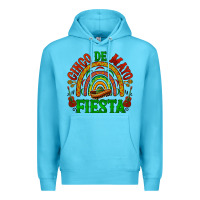 Ocean Blue cinco de mayo fiesta rainbow Premium Hoodie - BarkalooDesign