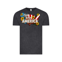 Vintage Black god bless america Vintage Tee - HRA Design Shop