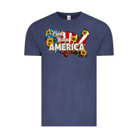 Vintage Denim god bless america Vintage Tee - HRA Design Shop