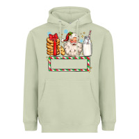 Matcha christmas santa custom name Heavyweight Hoodie - MaliasSmallBusiness