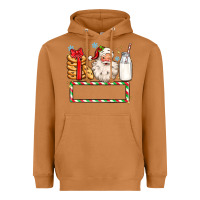 Meerkat christmas santa custom name Heavyweight Hoodie - MaliasSmallBusiness