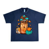 Navy thanksgiving coffee Urban Heavy Tee - JahusDesignShop
