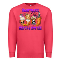 Cardinal Nightmare Before Coffee Cups Premium Sweatshirt - MaliasSmallBusiness