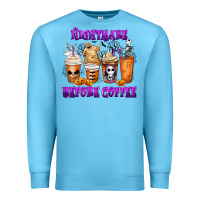 Ocean Blue Nightmare Before Coffee Cups Premium Sweatshirt - MaliasSmallBusiness