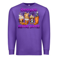 Purple Nightmare Before Coffee Cups Premium Sweatshirt - MaliasSmallBusiness