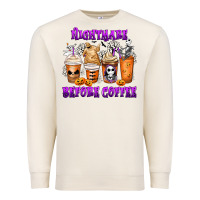 Sandshell Nightmare Before Coffee Cups Premium Sweatshirt - MaliasSmallBusiness