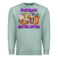 Seafoam Nightmare Before Coffee Cups Premium Sweatshirt - MaliasSmallBusiness
