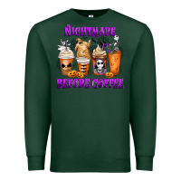 Sports Green Nightmare Before Coffee Cups Premium Sweatshirt - MaliasSmallBusiness