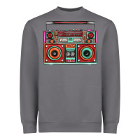 Storm Boombox Heavyweight Sweatshirt - FaDigitalArtStudio