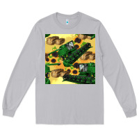 Moon Dust harvester seamless pattern Long Sleeve Tee - BundleAndBundleShop