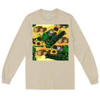 Mushroom harvester seamless pattern Long Sleeve Tee - BundleAndBundleShop