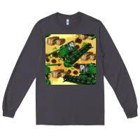 Smoke harvester seamless pattern Long Sleeve Tee - BundleAndBundleShop